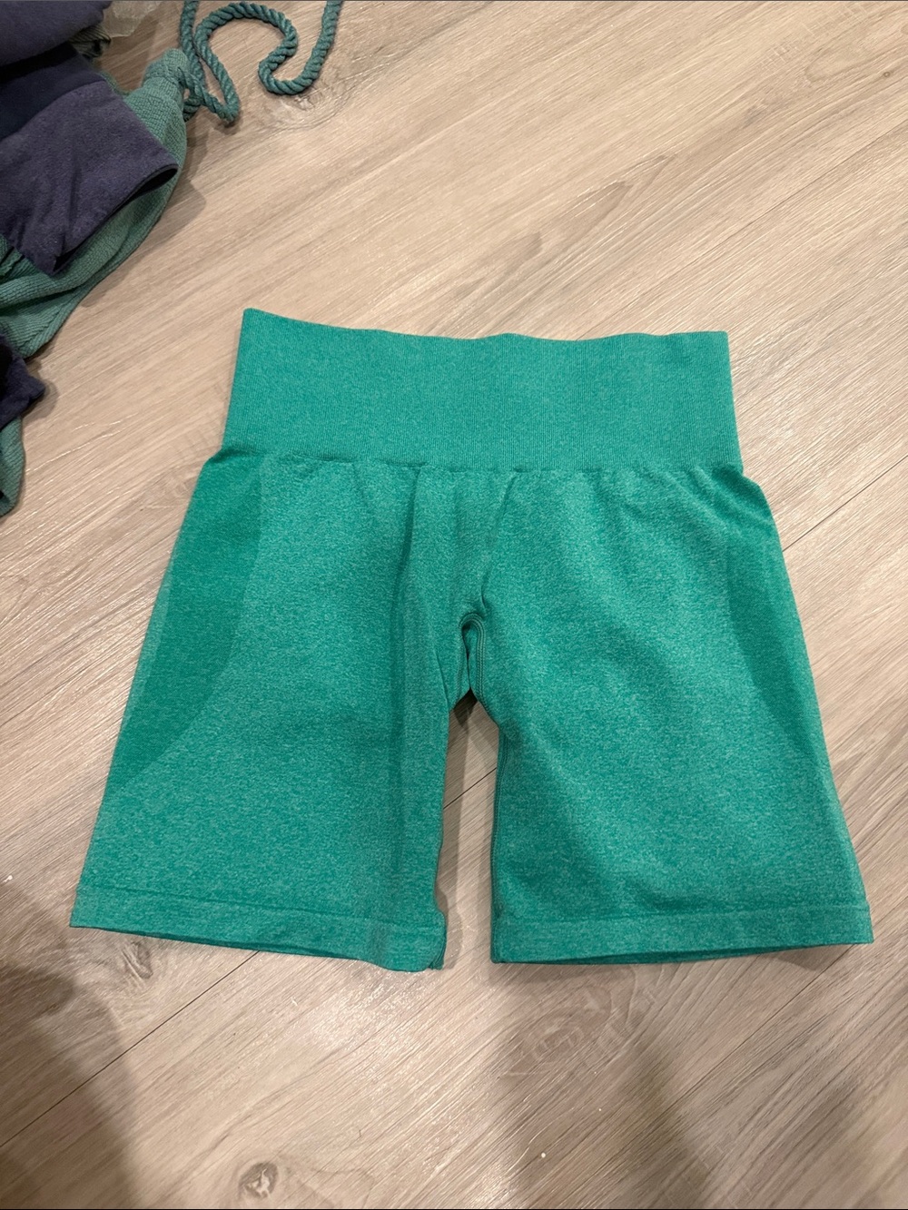 NVGTN Kids High-Rise Athletic Shorts - Teal